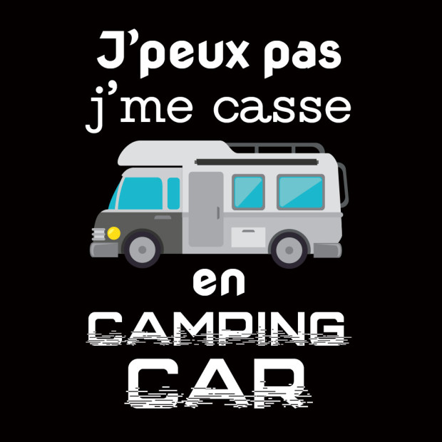 Tote bag J'peux pas j'me casse en camping car