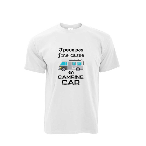 T shirt J'peux pas j'me casse en camping car