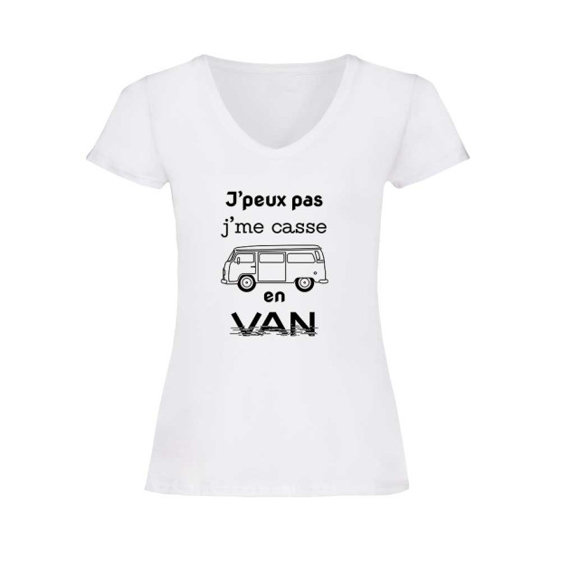 T shirt J'peux pas j'me casse en VAN