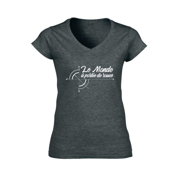 Tee shirt Le Monde à portée de roues