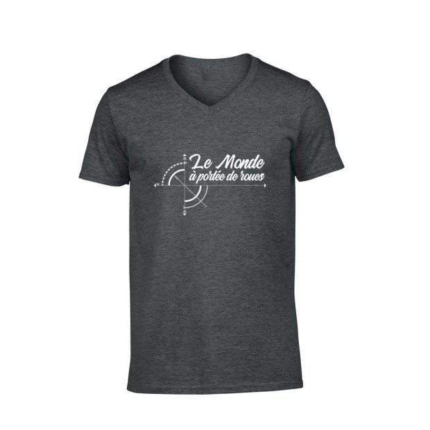 Tee shirt Le Monde à portée de roues
