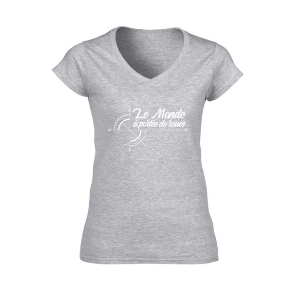 Tee shirt Le Monde à portée de roues