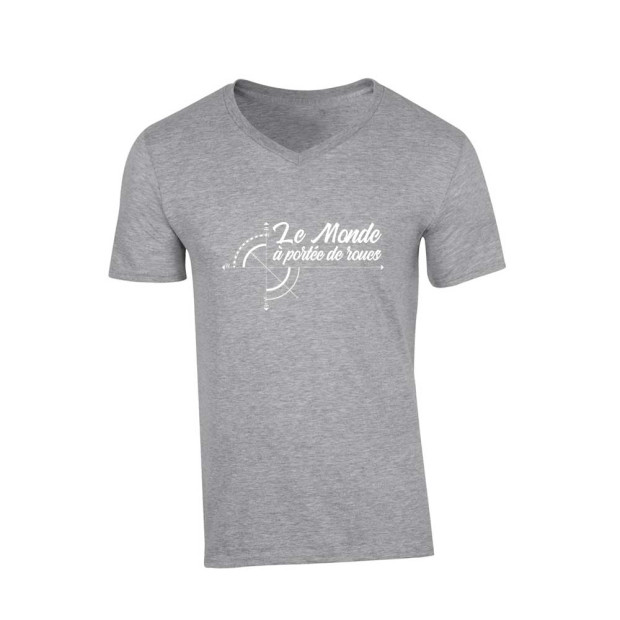 Tee shirt Le Monde à portée de roues