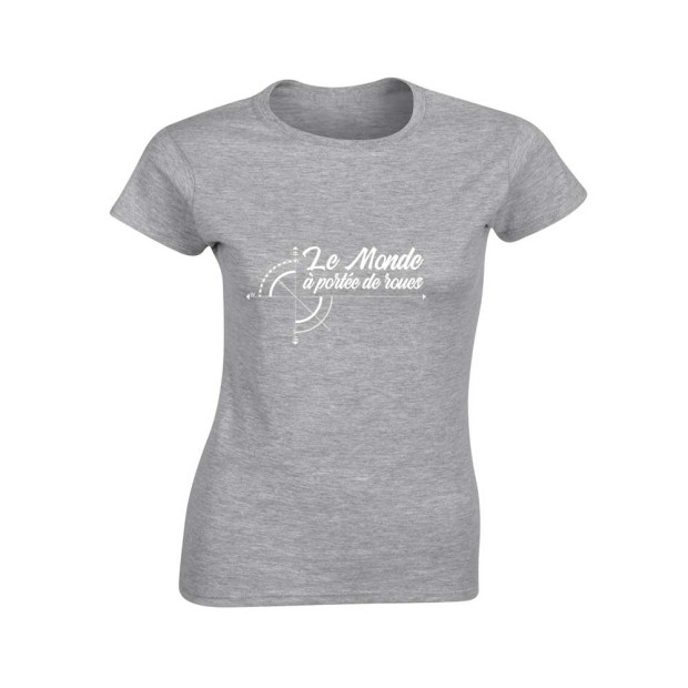 Tee shirt Le Monde à portée de roues