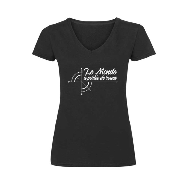 Tee shirt Le Monde à portée de roues