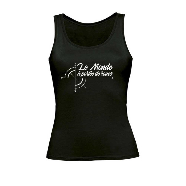 Débardeur Le monde à portée de roues