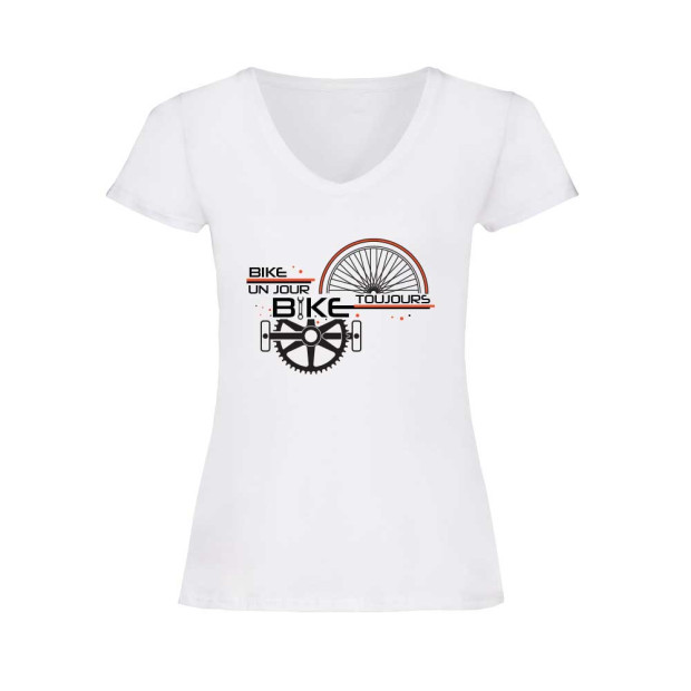 Tee shirt Bike un jour, Bike toujours