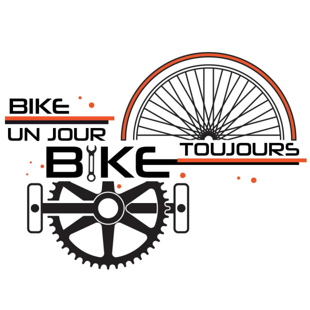 Tee shirt Bike un jour, Bike toujours