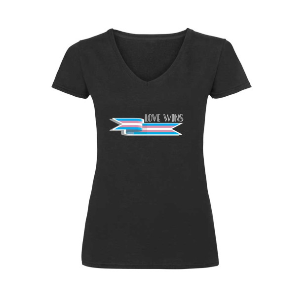 Tee shirt Love Wins Transgenre