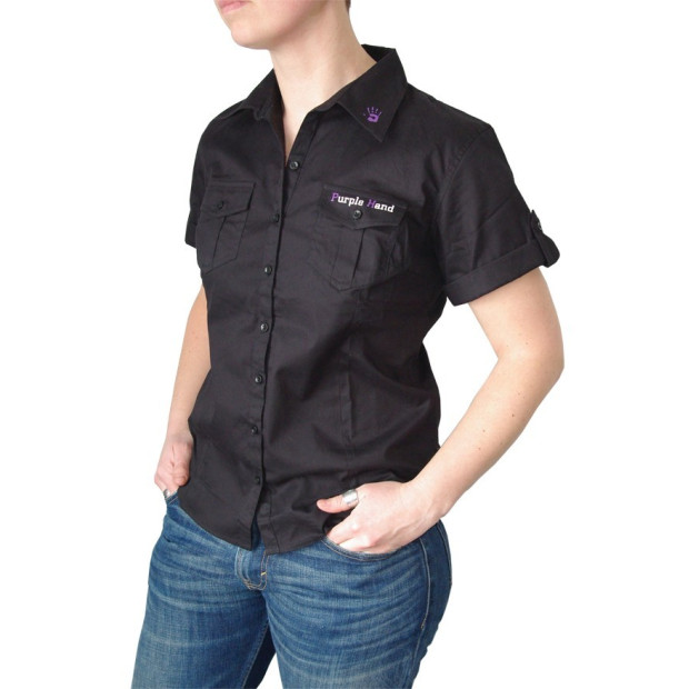 Chemisette Purple Hand