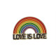 Pin's rainbow Love is love