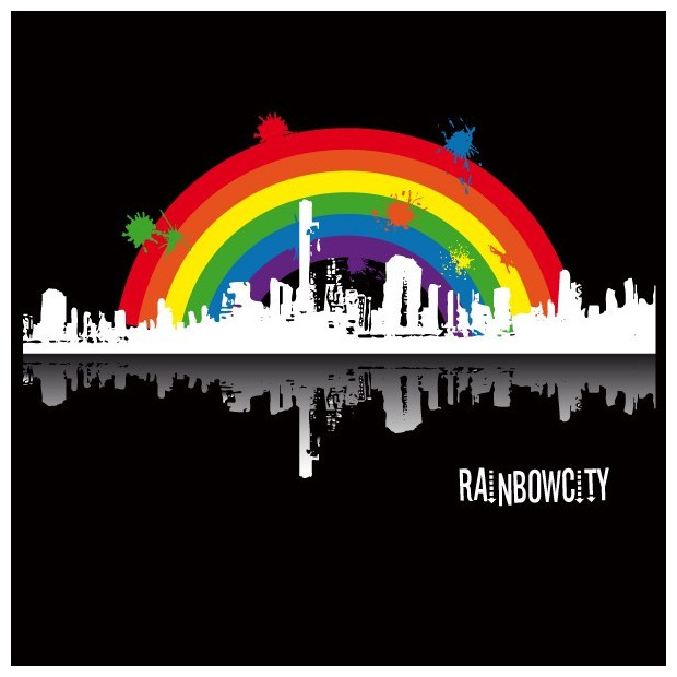 Débardeur Skyline rainbow